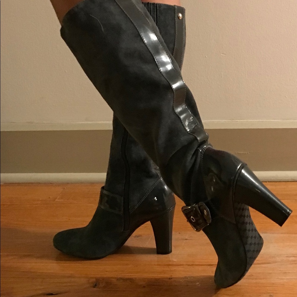 Gray Antonio Melani boots